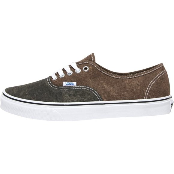 Vans Authentic (Washed 2 Tone) Black/Desert Palm - Picture 1 of 6